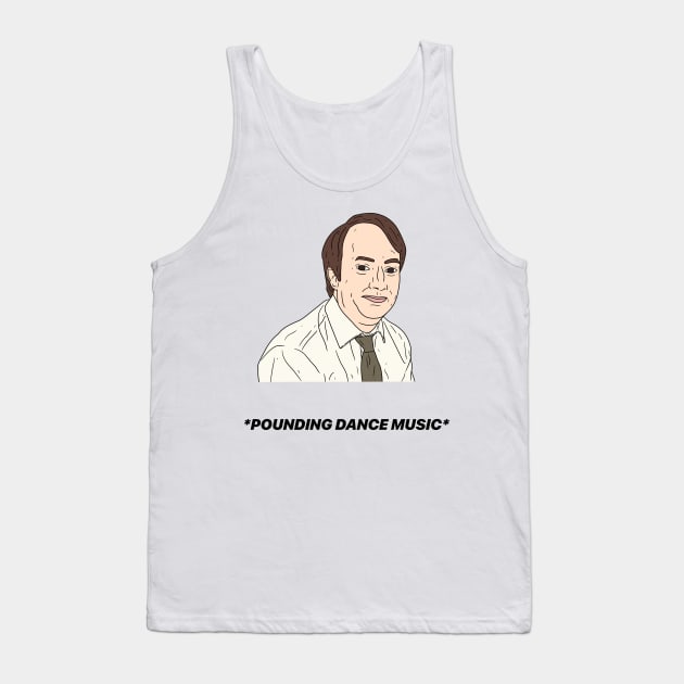 MARK CORRIGAN | POUNDING DANCE MUSIC Tank Top by tommytyrer